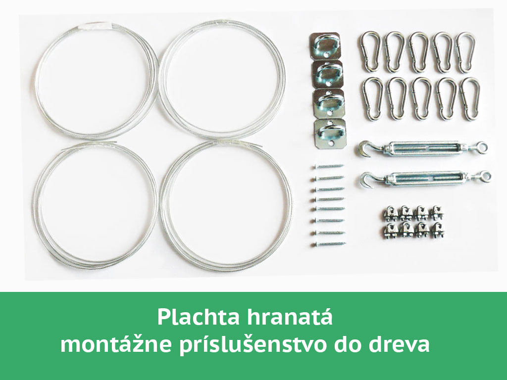 Plachta-obdlznik-do-dreva montážny set štvoruholníková tieniaca plachta