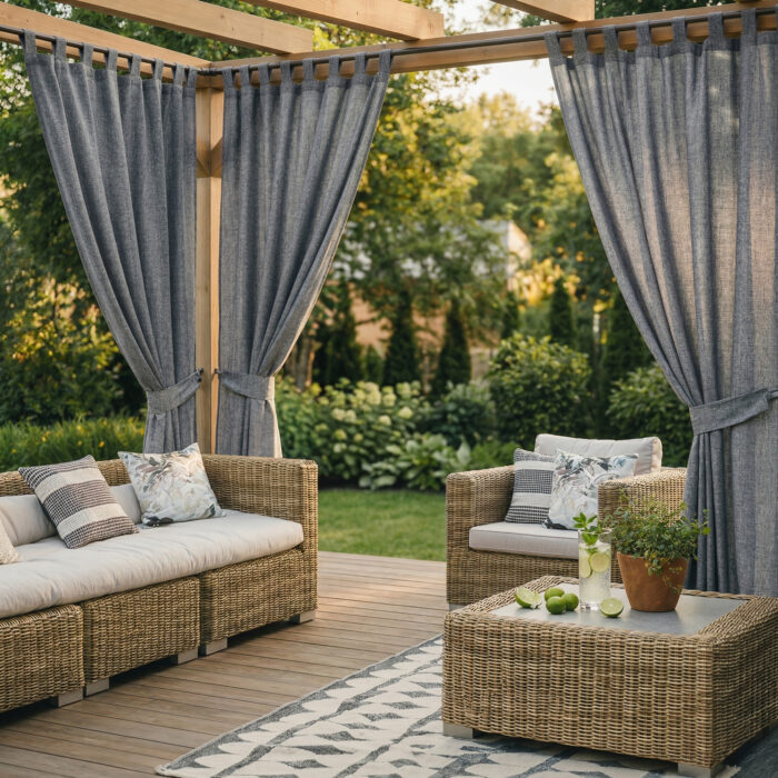 Prémiové vonkajšie závesy na mieru - Pure Outdoor – Obrázok 22