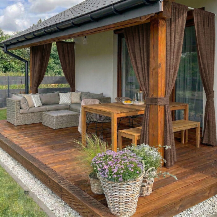 Prémiové vonkajšie závesy na mieru - Pure Outdoor – Obrázok 11